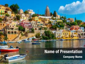 Greek Island PowerPoint Template