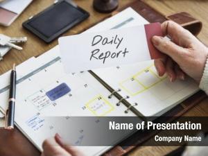 Financial daily powerpoint template