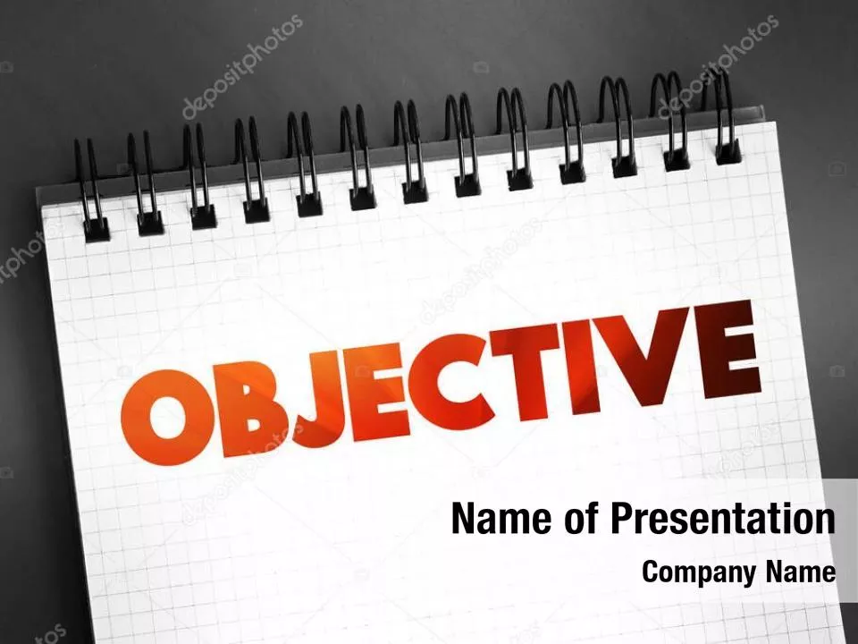 Achieving Objectives