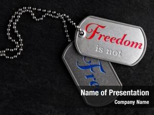 Military old worn dog tags