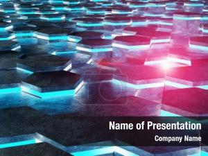 Abstract Hexagons PowerPoint Template