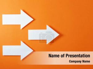 Paper Right Arrows PowerPoint Template
