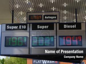 Gasoline Prices PowerPoint Template
