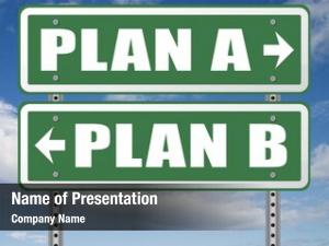 Backup plan plan plan alternative
