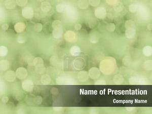 Green Blur PowerPoint Template