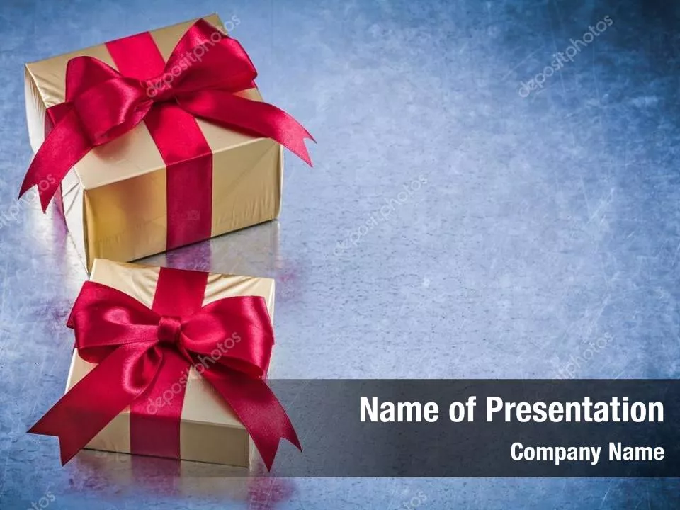 Gift Boxes with Red Bows