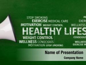 Healthy Lifestyle Word Cloud