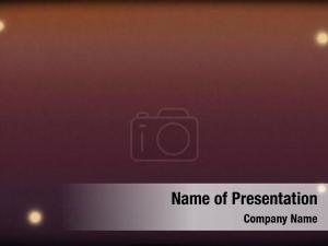 Illuminated Scene PowerPoint Template