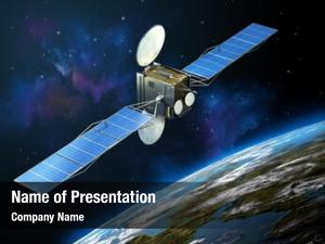 Communication Satellite PowerPoint Templates - Communication Satellite ...