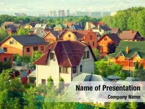 Country Cottages PowerPoint Template