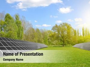 Panels solar energy meadow 