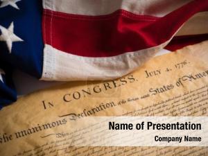 Declaration Of Independence PowerPoint Template