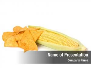 Corn corn cob chips white
