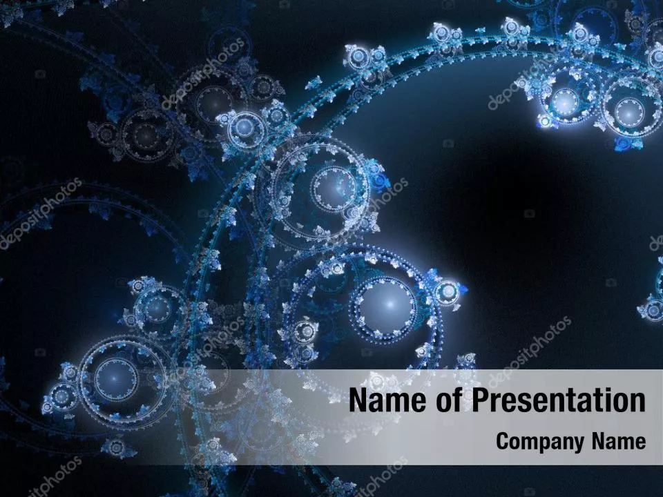 Abstract Blue Clockwork