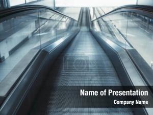 Moving Staircase PowerPoint Template