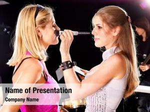 Fashion makeup preparation show 