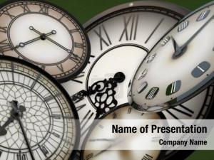Running Clocks PowerPoint Template