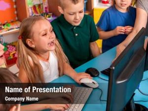 Class children computer education video