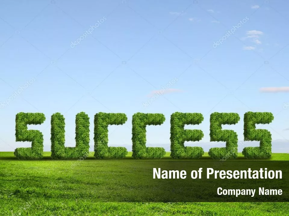 Green Grass Word Success