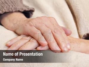 Woman close elderly holding her