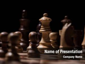 Chess Figures PowerPoint Template