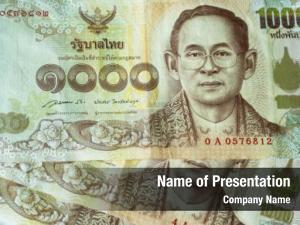 Thai baht note money 