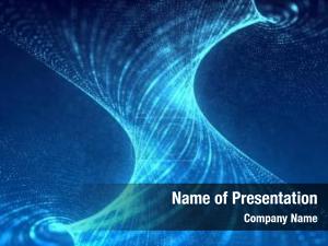 Particles abstract elegant fantasy PowerPoint Template