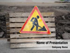 Road Construction Concept PowerPoint Template