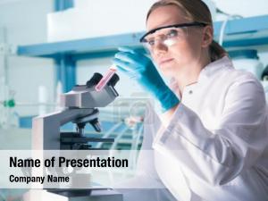 Science, research, laboratory, testing  PowerPoint Template