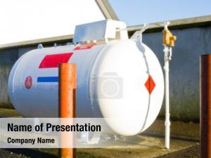 Gas Tank PowerPoint Template