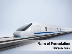 White high speed train  
