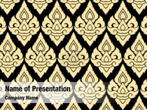 Thai Style Pattern PowerPoint Template
