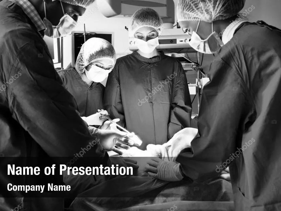 Surgery In Black And White