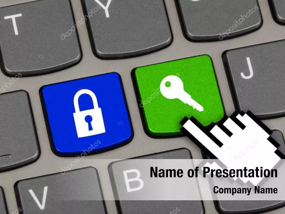 Lock And Key On The Keyboard