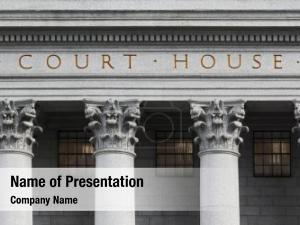 Courthouse PowerPoint Template