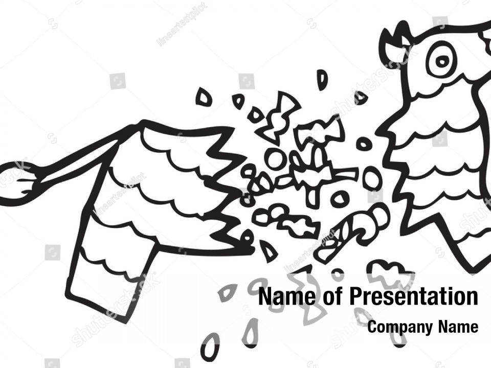 Cartoons illustration hand drawn PowerPoint Template - Cartoons