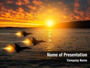 Air Force Bombing PowerPoint Template