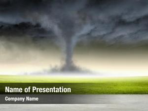 Huge image powerful tornado twisting