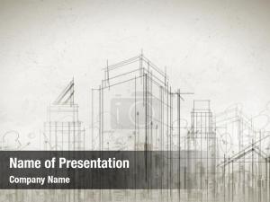 Construction architecture building urban architecture PowerPoint Template