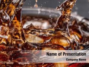 Cola Splash PowerPoint Template