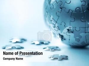World Puzzle PowerPoint Template