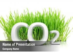 Co2 green grass text ecological