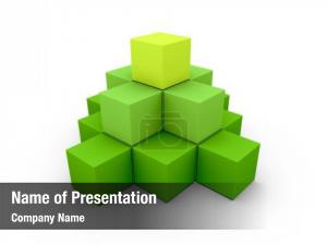 Green Boxes PowerPoint Template