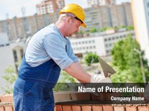 Worker construction mason bricklayer 