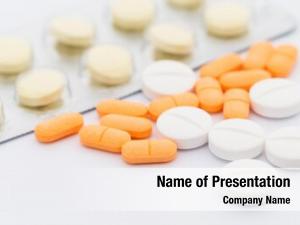 Set Of Different Pills PowerPoint Template - Set Of Different Pills ...