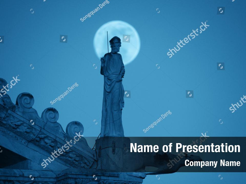 Sculpture Of Renaissance PowerPoint Template - Sculpture Of Renaissance ...