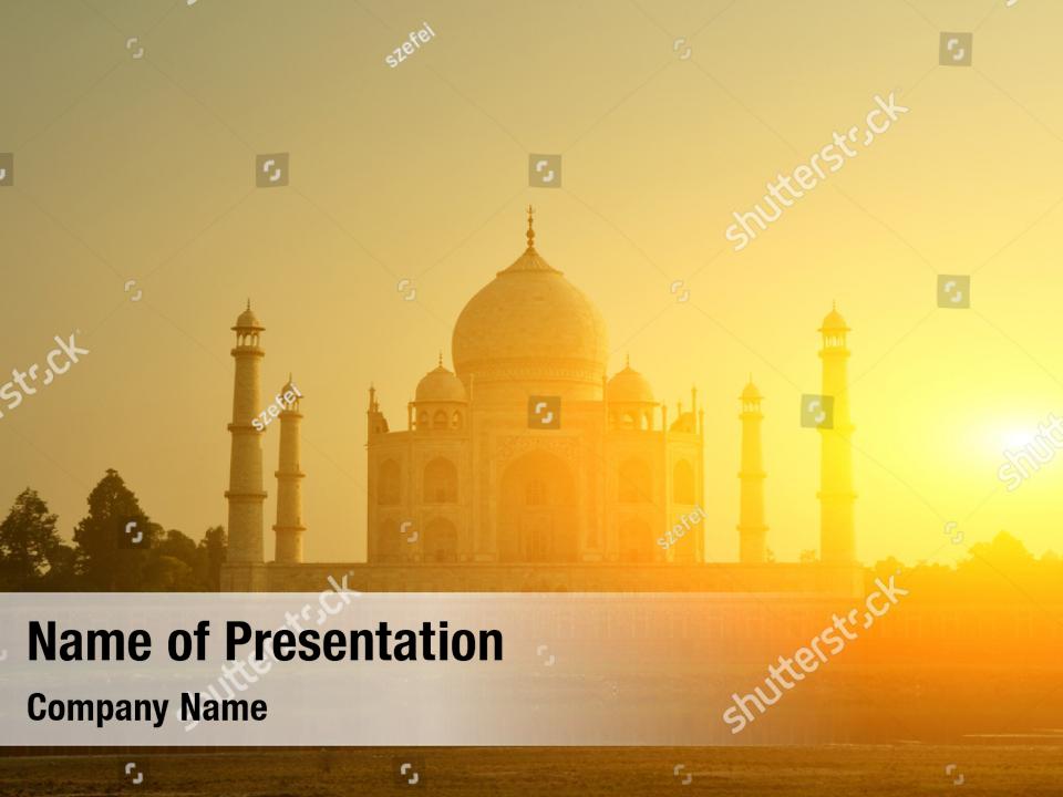 View of an agra PowerPoint Template - View of an agra PowerPoint Background