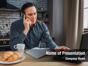 Busy Man PowerPoint Template