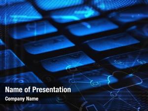 Computer Multimedia Keyboard PowerPoint Templates - Computer Multimedia ...