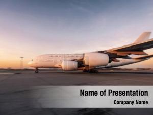 Large Aircraft PowerPoint Template